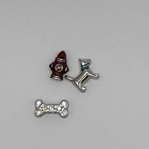 Origami Owl Dog Charm Set